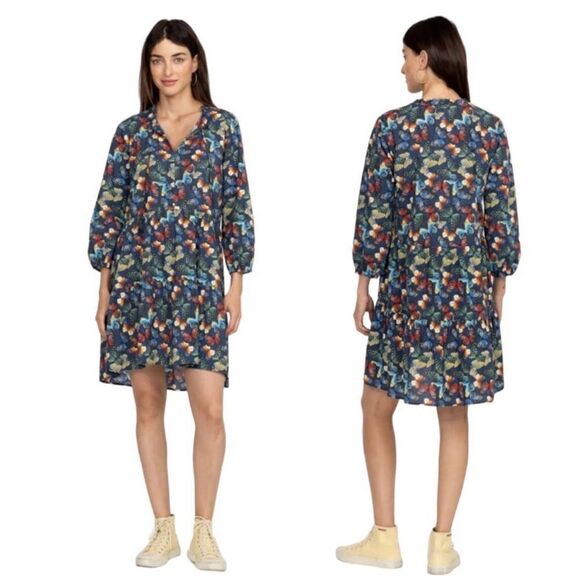 Johnny Was Papillon Tiered Smock Dress - Picture 9 of 11